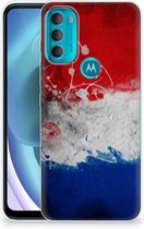 Telefoon Hoesje Motorola Moto G71 5G Mobiel Case Nederlandse Vlag