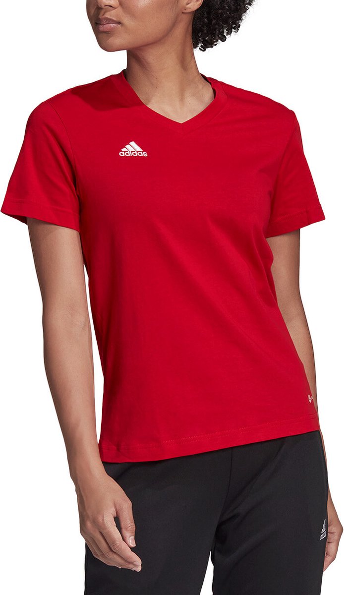 adidas Performance Entrada 22 T-shirt - Dames - Rood- XS
