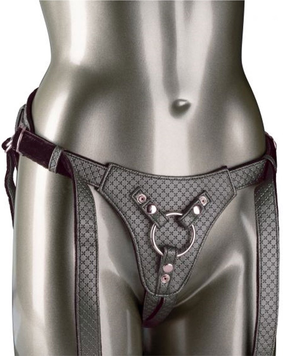 Goedkoopste CalExotics - The Regal Queen - Strap On Harness Zilver
