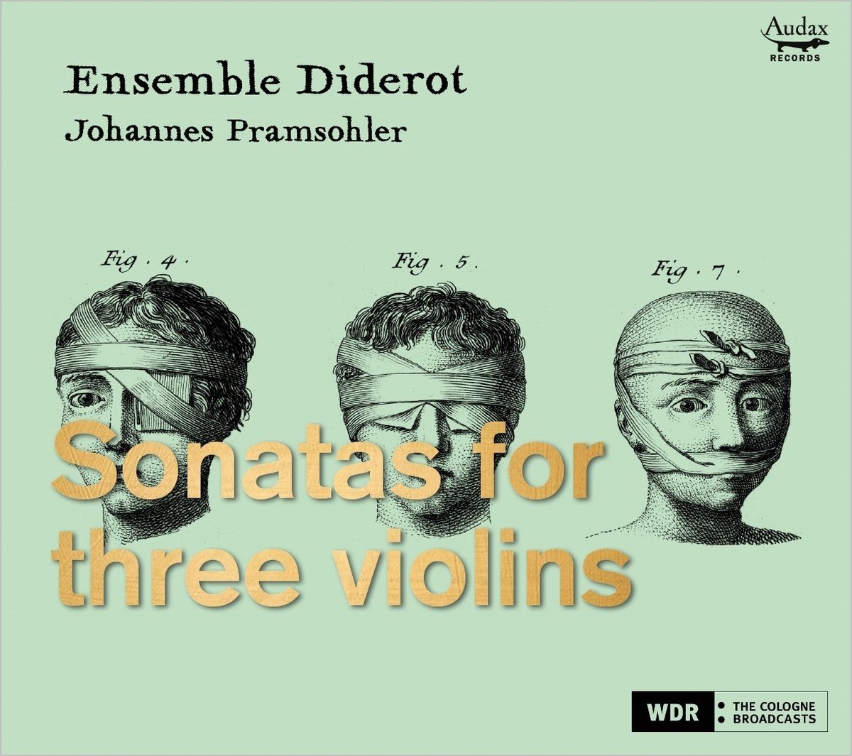Ensemble Diderot, Johannes Pramsohler - Sonatas For Three Violins (CD)