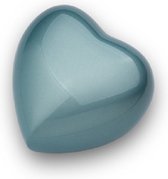 Metalen urn hart Satori blauw