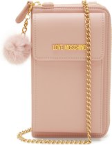Love Moschino Dames drukknop portemonnee Kunstleer - roze