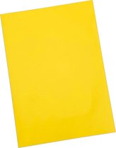 Gele magneetfolie A4 formaat - Magneetfolie MAT GEEL eenvoudig op maat te knippen - 21 cm x 29,7 cm (BxH) - Hoge Kwaliteit!