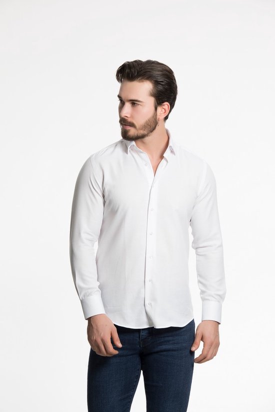 Baurotti Overhemd Slim Fit Wit