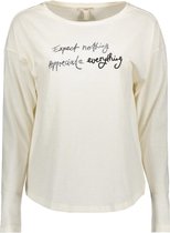 Esprit T-shirt T Shirt Met Tekstopdruk 091ee1k337 E110 Dames Maat - L