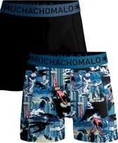 Muchachomalo Heren Boxershorts 2 Pack - Normale Lengte - S - Mannen Onderbroek met Zachte Elastische Tailleband