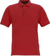 Redmond modern fit poloshirt - rood (zwart contrast) -  Maat: 3XL