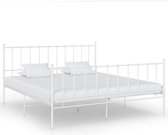 Bedframe metaal wit 180x200 cm