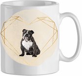 Mok Engelse bulldog 6.1| Hond| Hondenliefhebber | Cadeau| Cadeau voor hem| cadeau voor haar | Beker 31 CL