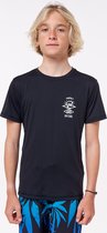 Rip Curl - UV-zwemshirt voor jongens - Search Surflite - Korte mouw - Zwart - maat 140cm