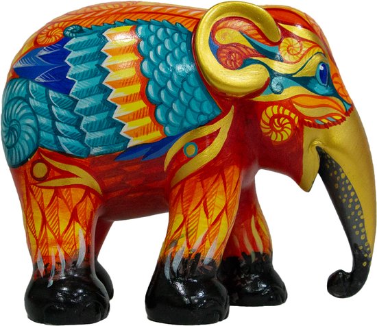 Elephant Parade - Phoenix of the Ashes - Handgemaakt Olifanten Beeldje - 15cm