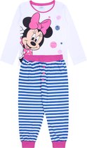 Witte meisjespyjama met strepen - Minnie Mouse DISNEY / 128 cm