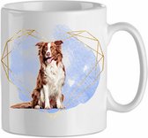 Mok Border collie 2.3| Hond| Hondenliefhebber | Cadeau| Cadeau voor hem| cadeau voor haar | Beker 31 CL