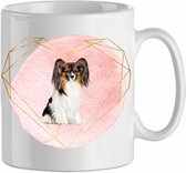 Mok Papillon 1.3| Hond| Hondenliefhebber | Cadeau| Cadeau voor hem| cadeau voor haar | Beker 31 CL