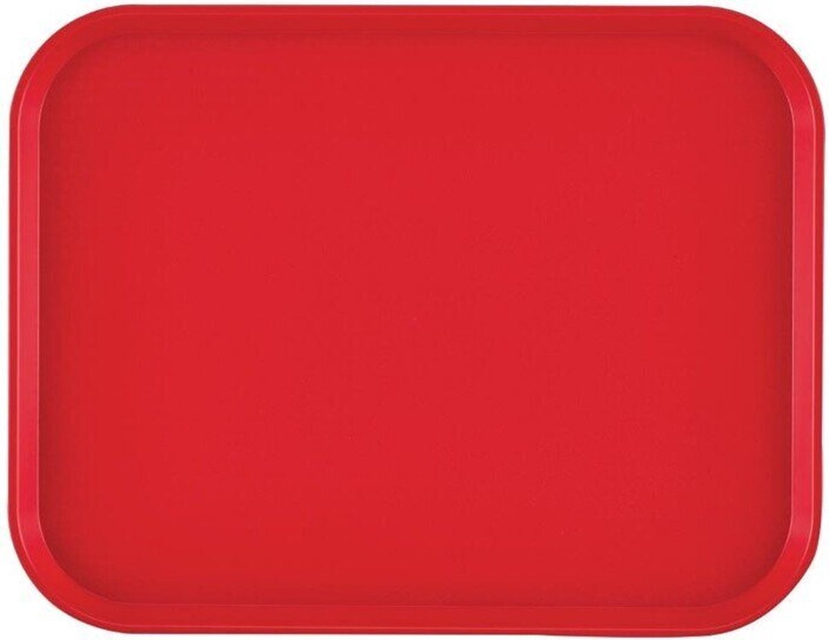 Cambro Polypropyleen Fastfood Dienblad Rood 41x30cm DM800