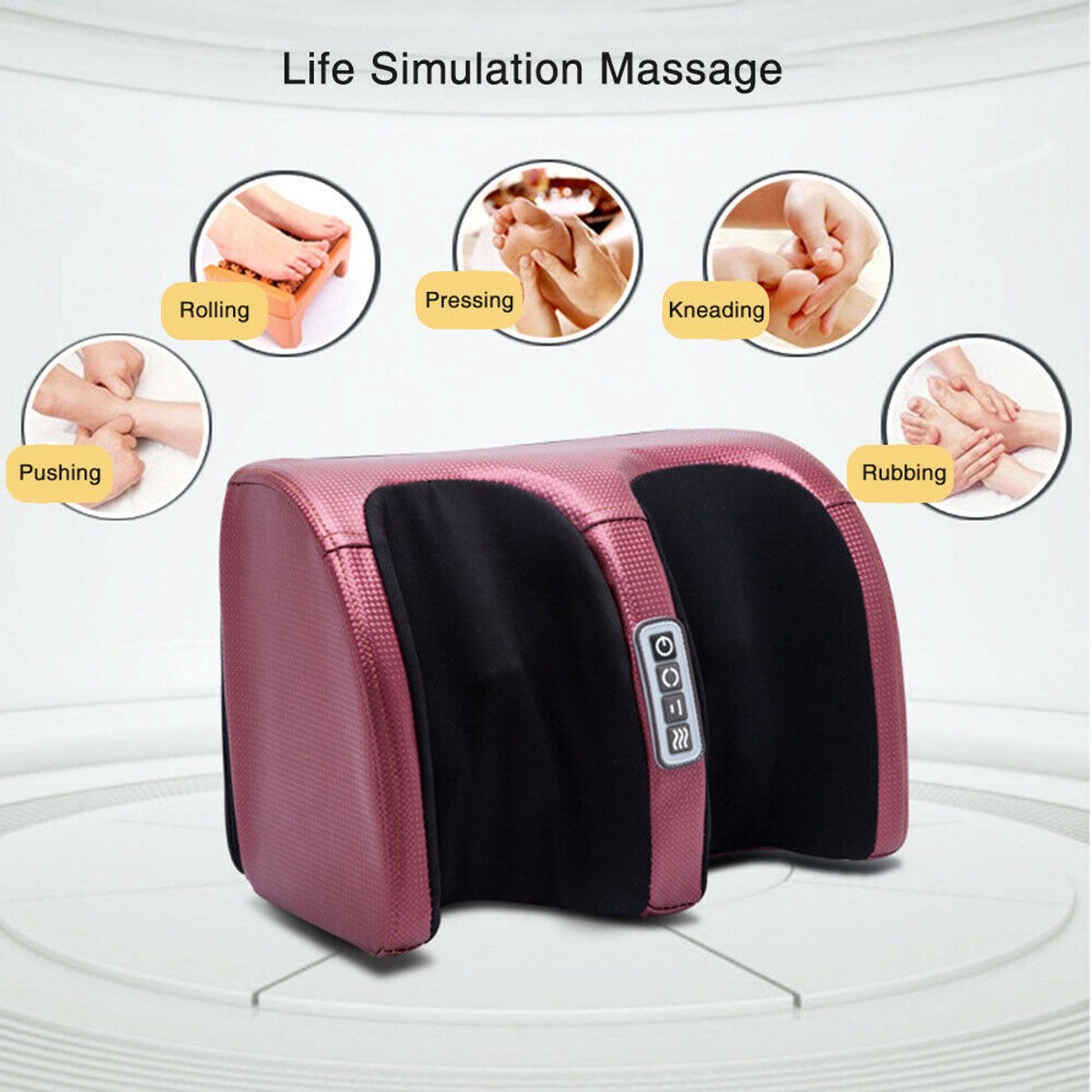 LuxeBass Kuit massage apparaat met warmte Elektrische diep - afbeelding 3