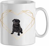 Mok Pug 2.5| Hond| Hondenliefhebber | Cadeau| Cadeau voor hem| cadeau voor haar | Beker 31 CL