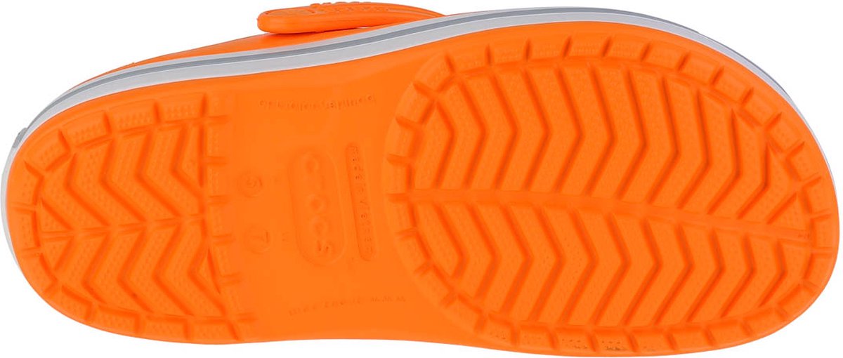 Crocs Crocband Slip On Clogs Orange 11016-83A Mens Sz 9 Crocs Orange Sandals for Men for sale | eBay main image 3