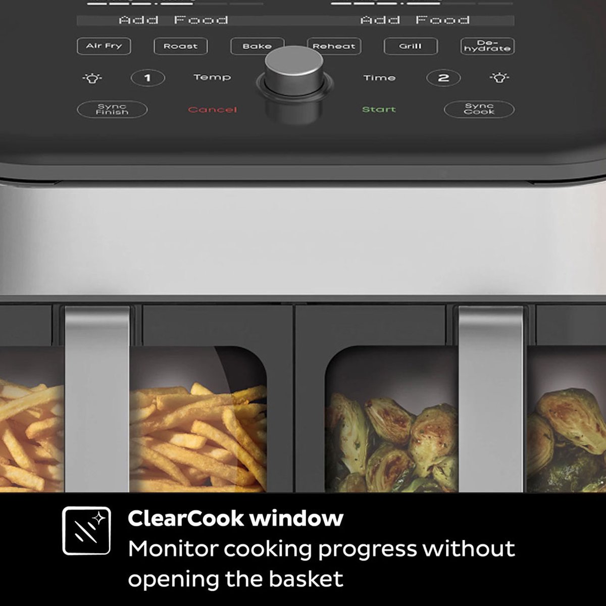 Instant Vortex Plus Dual ClearCook RVS 7,6 liter (8 Qt) thumbnail 7