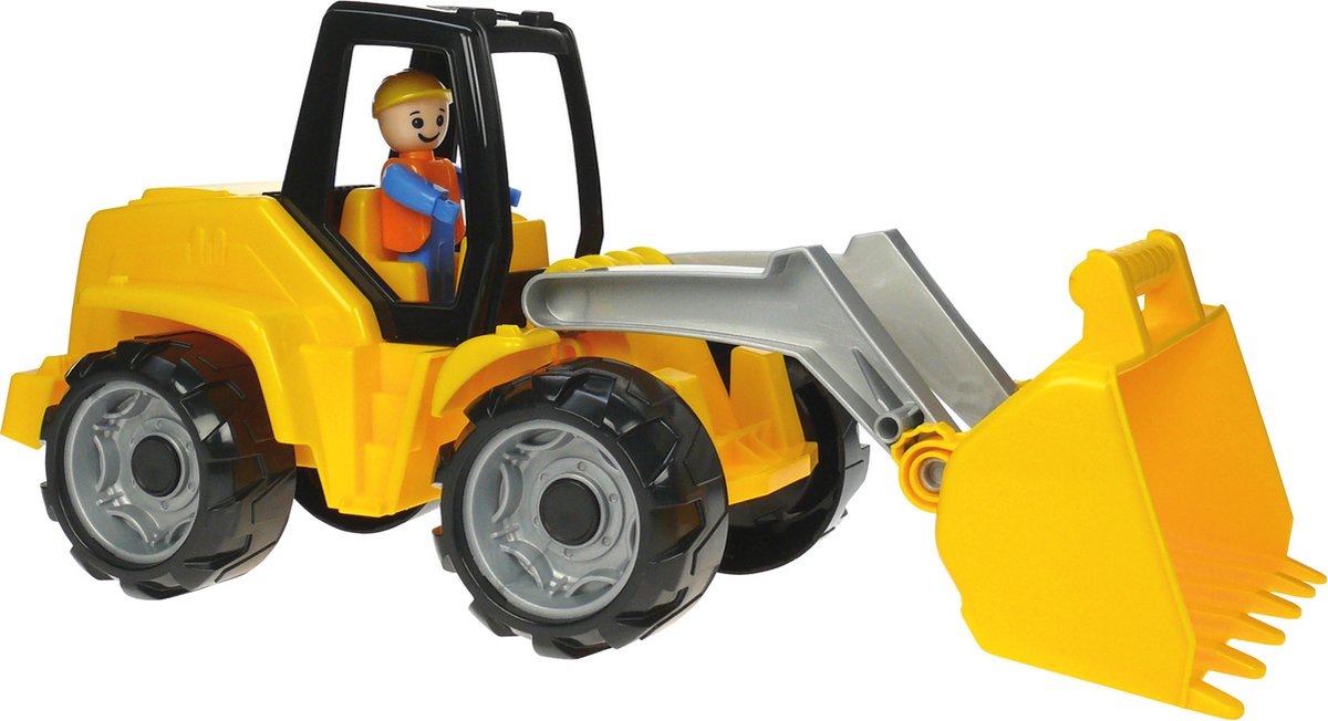 Lena TRUXX Bulldozer met Speelfiguurtje - 36 x 15 x 18 Cm (lxbxh)