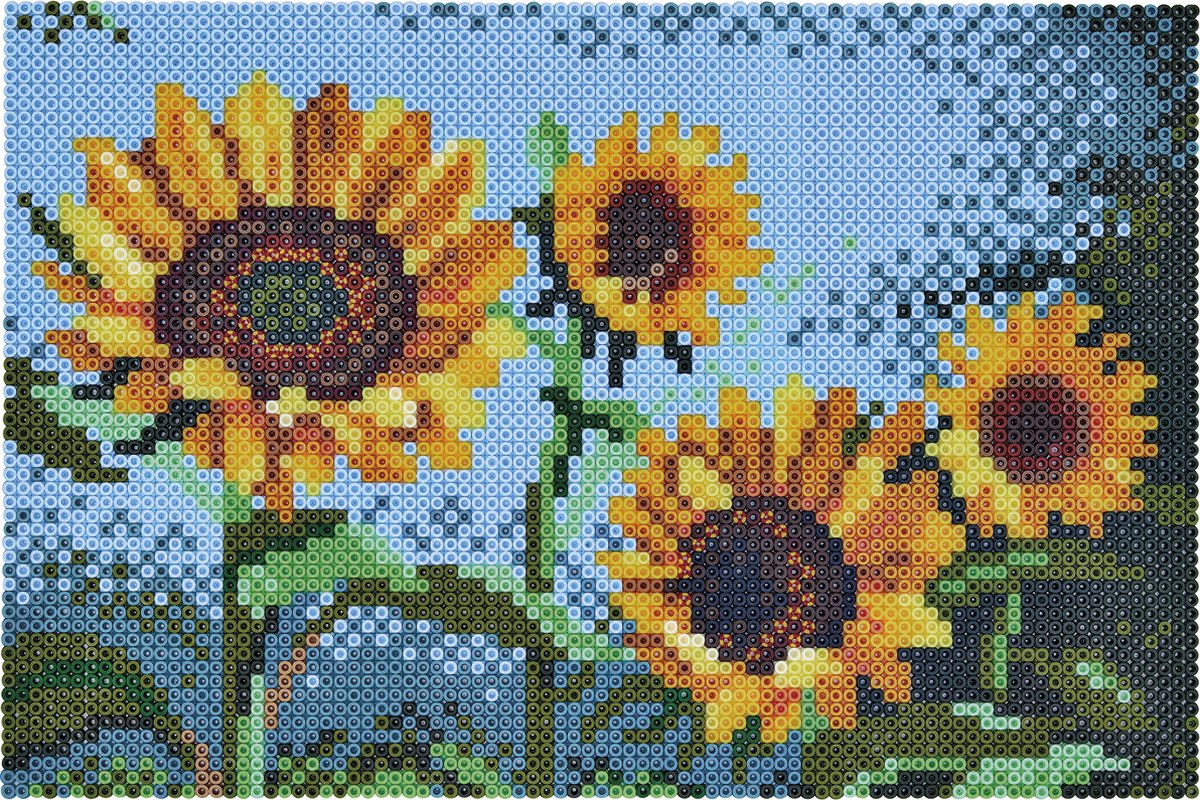 Hama Strijkkralen Art Set Zonnebloemen
