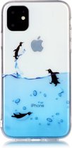 Peachy Pinguin hoesje TPU case iPhone 11 - Transparant