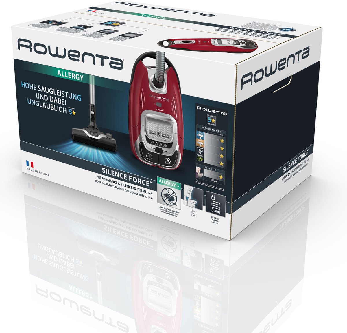 ROWENTA RO7457EA SILENCE FORCE ALLERGYPLUS WHITE - Achat & prix