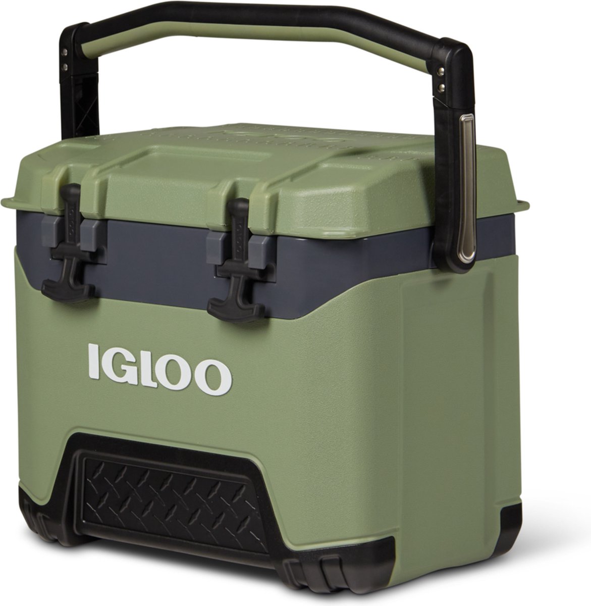 Igloo BMX 25 - Middelgrote koelbox speciaal voor op de bouw - 23 Liter - Groen
