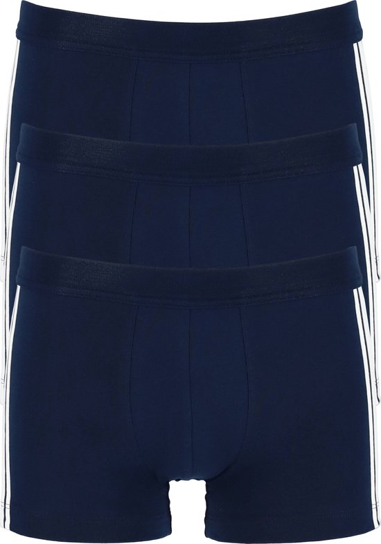 SCHIESSER 95/5 Stretch shorts (3-pack) - donkerblauw - Maat: L