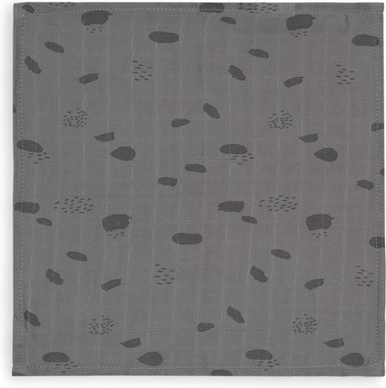 Jollein Hydrofiel Monddoekje Spot - Storm Grey - 3 Stuks van Jollein — afbeelding 3