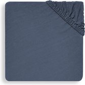Drap- Hoeslaken Jollein Jersey 40x80/90cm - Blue Jeans