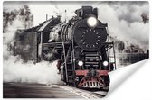 Fotobehang Antieke Stoomtrein - Vliesbehang - 400 x 280 cm