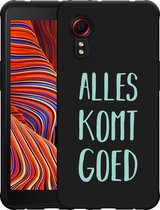 Galaxy Xcover 5 Hoesje Zwart Alles Komt Goed - Designed by Cazy