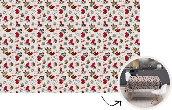 Dunkelblau Polyester-Tischdecke | Franse Tafelkleden