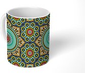 Mok - Koffiemok - Mozaïek - Patronen - Mandala - Mokken - 350 ML - Beker - Koffiemokken - Theemok