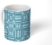 Mok - Koffiemok - Vintage - Patronen - Abstract - Mokken - 350 ML - Beker - Koffiemokken - Theemok