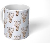 Mok - Koffiemok - Vintage - Sla - Patronen - Mokken - 350 ML - Beker - Koffiemokken - Theemok