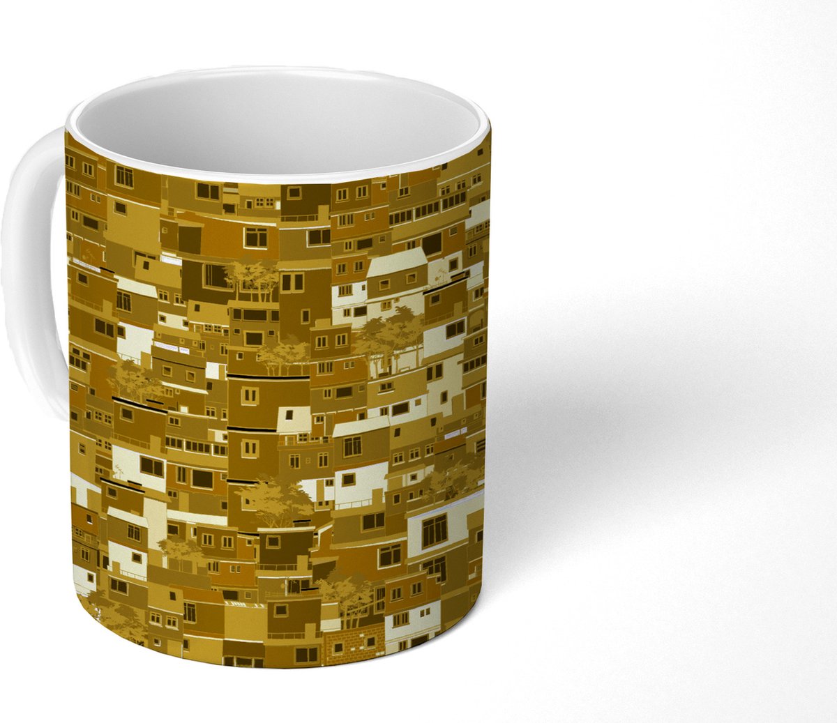 Mok - Koffiemok - Afrika - Patronen - Huis - Mokken - 350 ML - Beker - Koffiemokken - Theemok