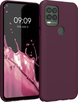 kwmobile telefoonhoesje voor Motorola Moto G Stylus 5G - Hoesje voor smartphone - Back cover in bordeaux-violet