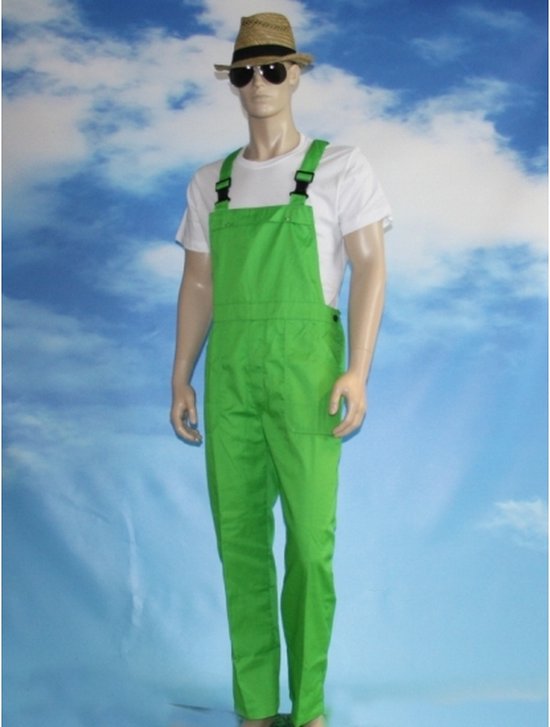 Salopette verte pour adultes M (38/50)
