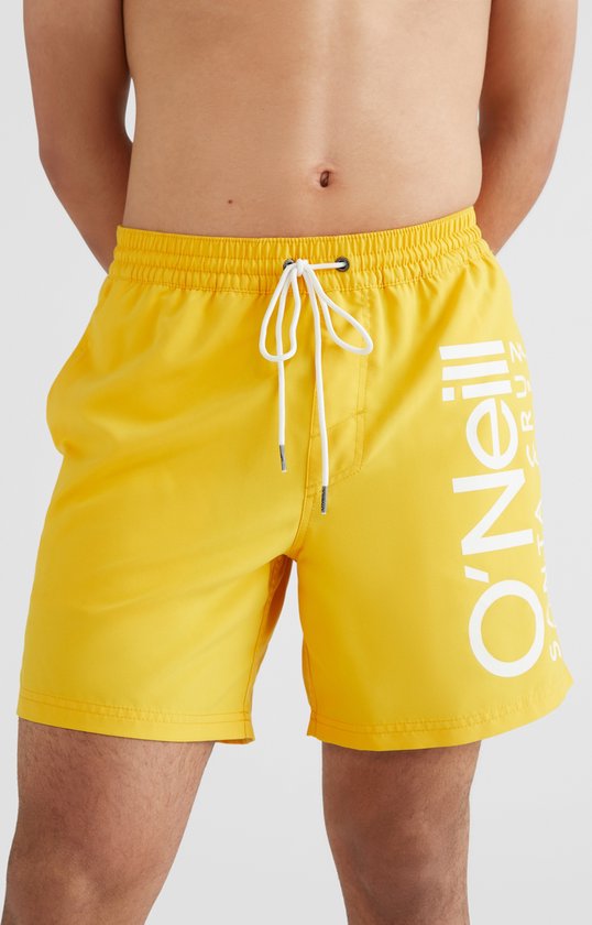 O'Neill Zwembroek Men Original cali Old Gold Sportzwembroek S - Old Gold 50% Gerecycled Polyester (Repreve), 50% Polyester
