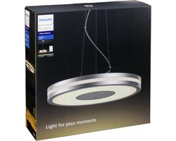 waarom niet Veranderlijk kan zijn Philips Hue Being hanglamp - warm tot koelwit licht - aluminium - 1 dimmer  switch | bol.com