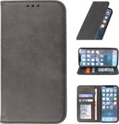 Hoesje Geschikt voor iPhone 13 Pro Magnetisch Folio Book Case Hoesje Zwart