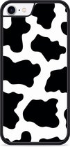 iPhone 8 Hardcase hoesje Koeienvlekken - Designed by Cazy