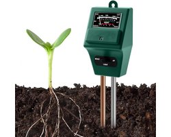 Bodem pH-tester, Bodem pH-meter, Precieze Bodem pH-detector voor Planten, Bloempotten, Tuin, Gazons, Boerderij (Geen batterijen nodig)