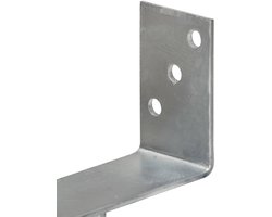 vidaXL - Grondankers - 6 - st - 14x6x30 - cm - gegalvaniseerd - staal - zilverkleurig