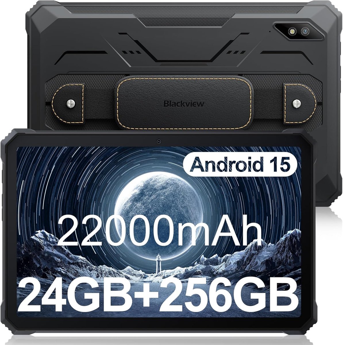 Outdoor Tablet - Robuuste Communicator - Extreme Omstandigheden - 22000 mAh Batterij - 1036 inch Scherm - Zwart