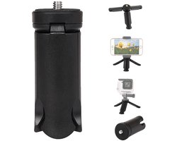 Geschikt voor Mini Foldable Feet 1/4" Screw Hand Grip Tripod for Geschikt voor GoPro DJI DSLR Cell Phone Etc