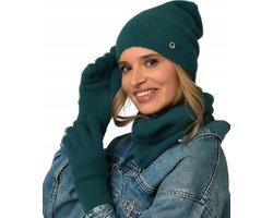 Alur - Dames Winter Set - Beanie - Sjaal - Handschoenen