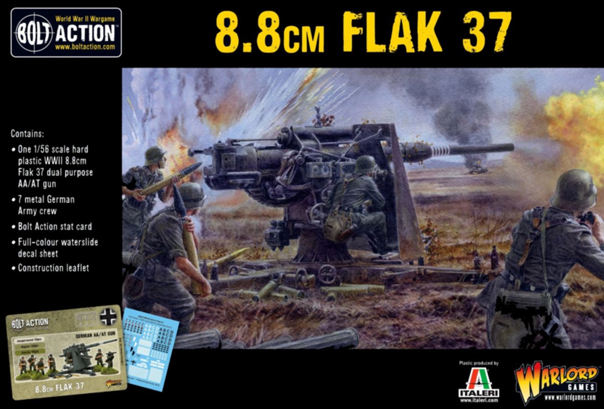 Bolt action: Flak 37 8.8cm